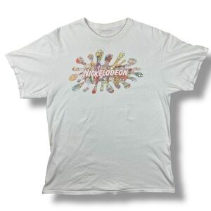 Nickelodeon White Splash Men's Welcome to Good Burger Graphic T-Shirt Large